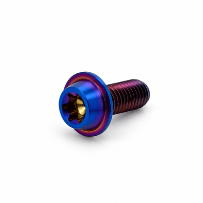 Titan-Torx-Schraube mit Unterlegscheibe in Blau und Lila
