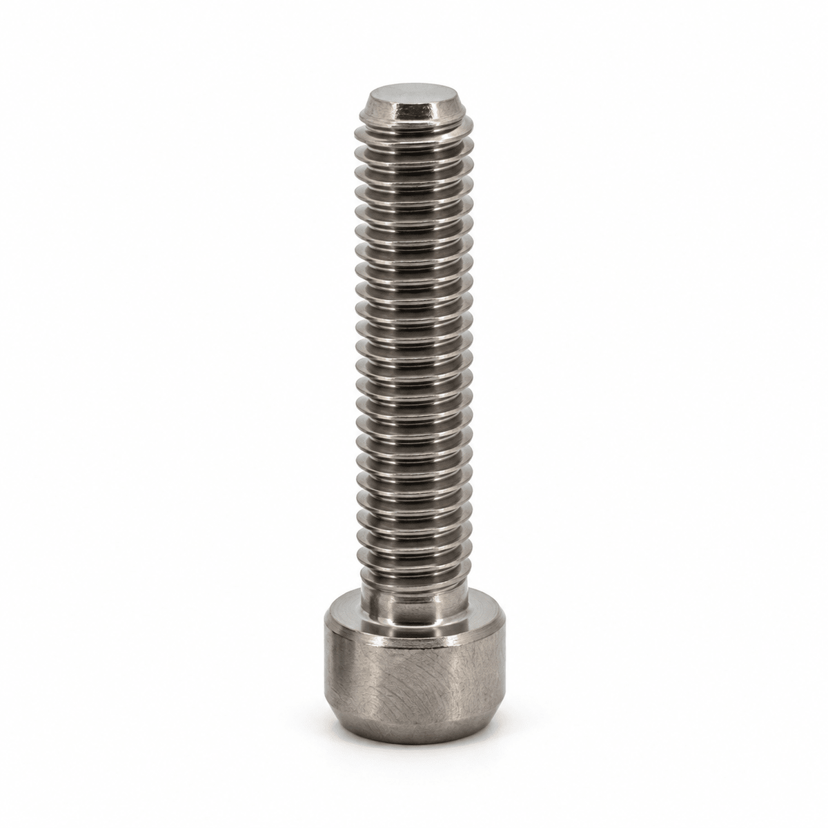 TiHex titanium inbusbout M5 rechtop weergegeven