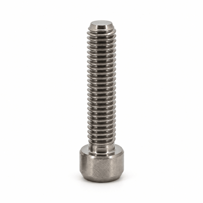 TiHex titanium inbusbout M5 rechtop weergegeven