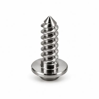Titanium zelftappende Torx schroef rechtop weergegeven