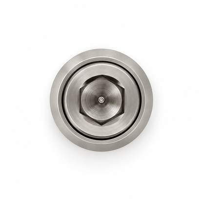 Frontansicht von Titan-Innensechskantschraube M12x1.25 mit Cup Washer